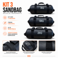 Kit 3 Sandbag Bolsa de Treinamento