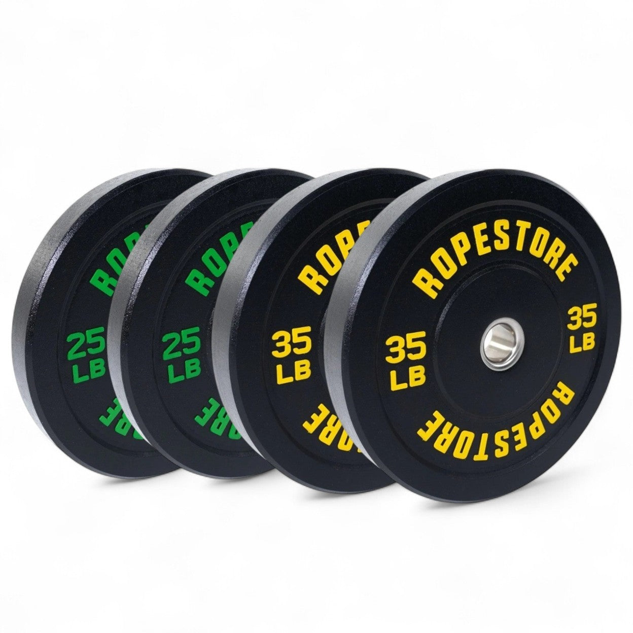 Kit Anilhas Olímpica Hi-Temp Par 25 Libras + Par 35 Libras