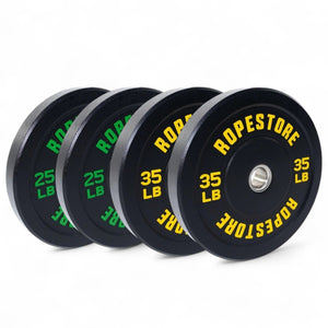 Kit Anilhas Olímpica Hi-Temp Par 25 Libras + Par 35 Libras