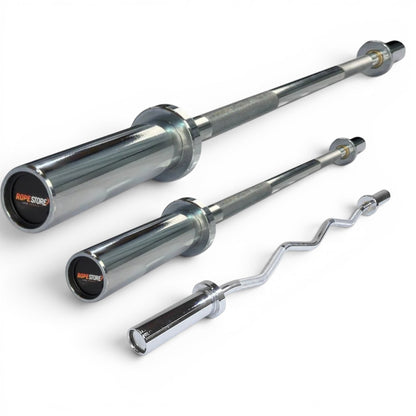 Kit 3 barras Olímpicas para musculação