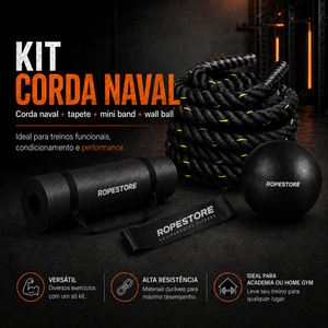 Kit Condicionamento Físico Home Gym 4 Itens