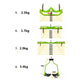 Kit Puxadores Reguláveis Anatômicos Mag Grips Verde - Rope Store #