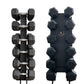 Kit Halteres Sextavados 12,5 a 25 kg Par com Suporte - Rope Store #