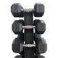Kit Halteres Sextavados 12,5 a 25 kg Par com Suporte - Rope Store #