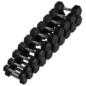 Kit Halteres Sextavados 1,2,3,4,5,6,7,8,9,10 kg Par - Rope Store #