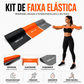 Kit Faixa Elástica Tipo Thera Band 3 Tensões