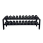 Kit Halteres Dumbbell Rubber Proline 12,5 a 35 kg com Suporte Grande