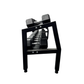 Kit Halteres Sextavados Emborrachados 12,5 a 35 kg Par + Expositor Suporte de Halteres 10 Pares Proline