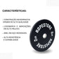 Kit Home Box Anilha Olímpica Bumper 30 KG com 1 Barra Olímpica Masculina 20 KG  BC-20H - Rope Store #