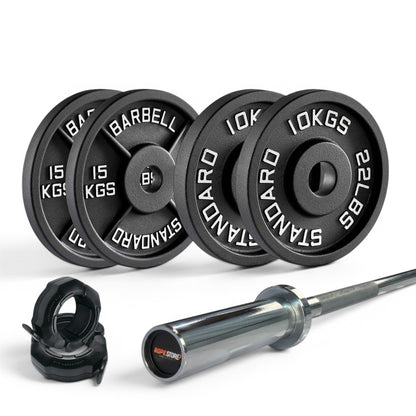 Kit Musculação 50kg de anilhas