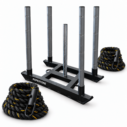 Kit Sled Competition com 2 Cordas Pretas 36 mm