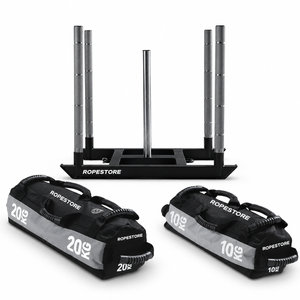Kit com 1 Sled Competition, 1 Sandbag de 10kg e 1 Sandbag de 20kg