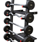 Kit Barras Montadas 10 a 30kg Reta e W com Expositor Multifuncional