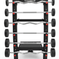 Kit Barras Montadas 10 a 30kg Reta e W com Expositor Multifuncional