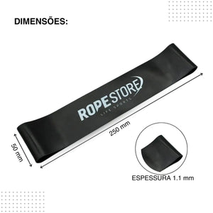 Mini Band Extra Forte Preta - Rope Store #