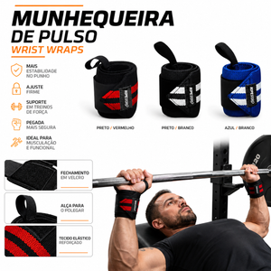 Munhequeira de Pulso Wrist Wraps | Rope Store
