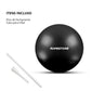Bola de Pilates Overball 25cm Inflável Preta – Exercícios, Yoga, Fisioterapia e Treino Funcional | Rope Store