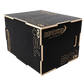 Caixa de Saltos Plyo Box Madeira Naval 50 x 60 x 75 cm Montada Com Logo Antiderrapante