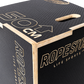 Caixa de Saltos Plyo Box Madeira Naval 50 x 60 x 75 cm Montada Com Logo Antiderrapante
