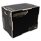 Caixa de Saltos Plyo Box Madeira Naval 50 x 60 x 75 cm Montada Com Logo Antiderrapante