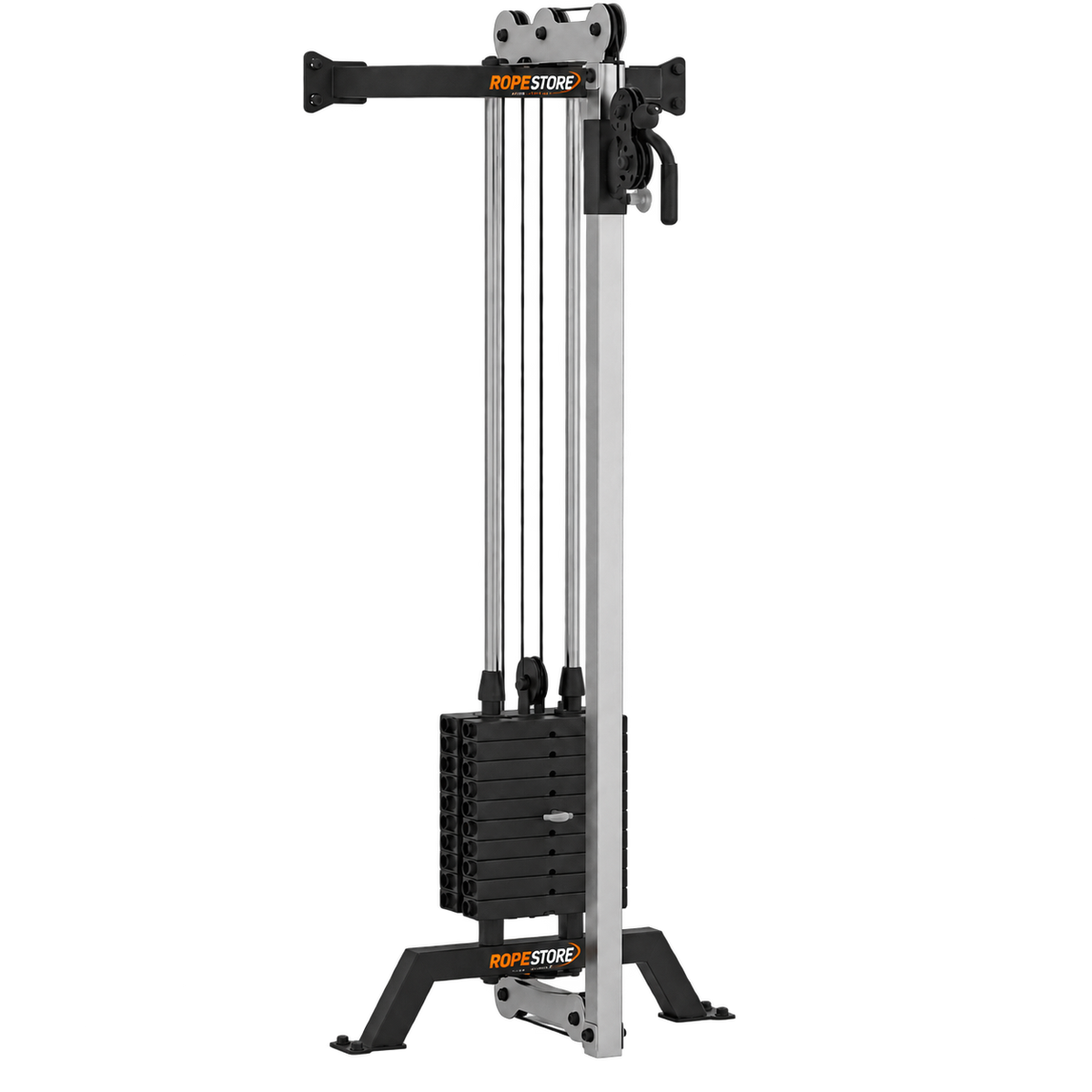 Polia de Parede com Carga de 50 kg Regulável Profissional Musculação