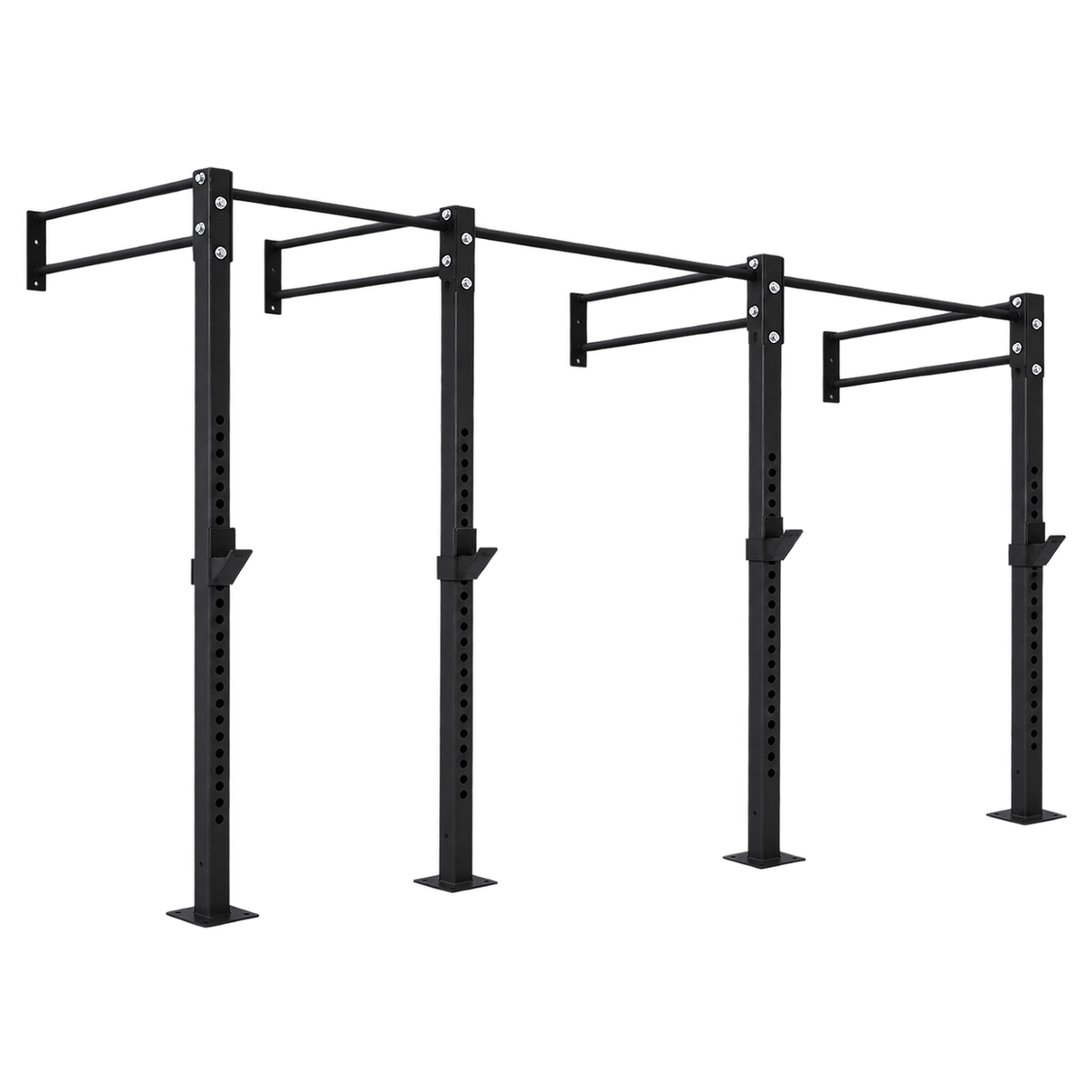 Power Rack Parede 2.4mt Rs3 Preto Fosco Texturizado