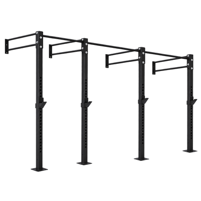 Power Rack Parede 2.4mt Rs3 Preto Fosco Texturizado