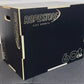 Caixa de Saltos Plyo Box Madeira Naval 50 x 60 x 75 cm Desmontada Com Logo Antiderrapante