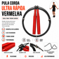 Pula Corda Alumínio Speed Rope Ultra Rápido RS1 3.0 Vermelho