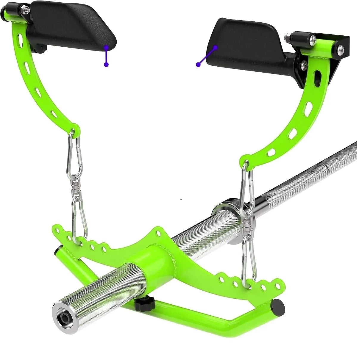 Kit Puxadores Reguláveis Anatômicos Mag Grips Verde - Rope Store #