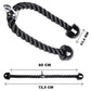 Kit Puxadores Musculação Crossover Cromados Academia 7 Peças - Rope Store #