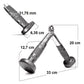 Kit Puxadores Musculação Crossover Cromados Academia 7 Peças - Rope Store #