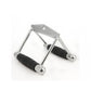 Puxador Triceps Triângulo Cromado com Pegada Emborrachada - Rope Store #