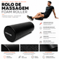 Rolo de Massagem Foam Roller de 30cm com Espuma EPP