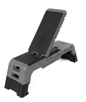 Banco Step Deck Plataforma de Exercicios Cinza