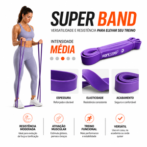 Super Band Média Lilas 3.2 Rope Store