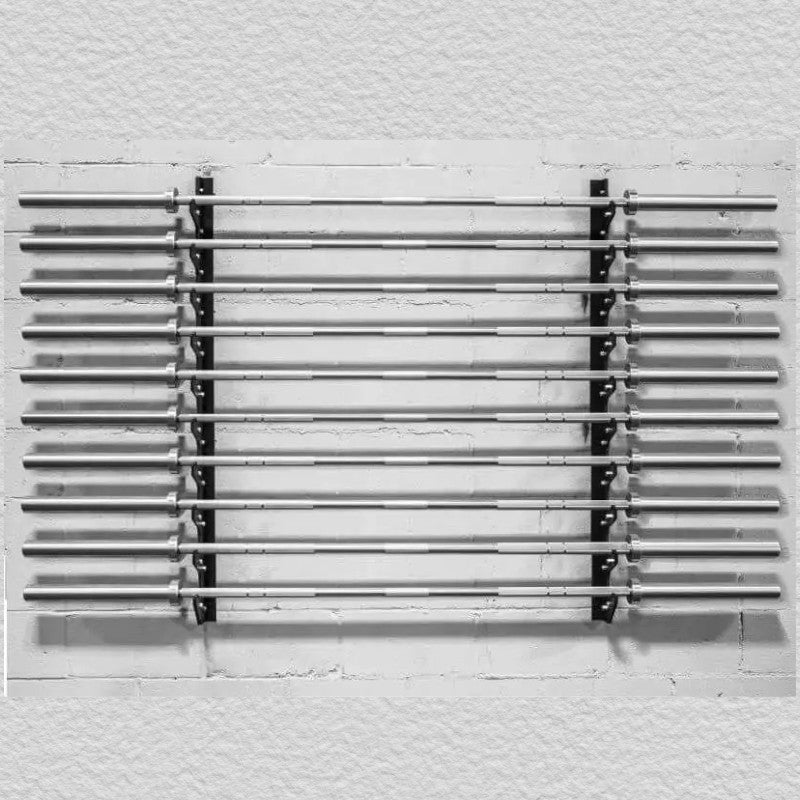 Suporte de Parede para 10 Barras Olímpicas - Rope Store #