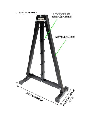 Suporte De Chão para Puxadores Anatômicos - Rope Store #