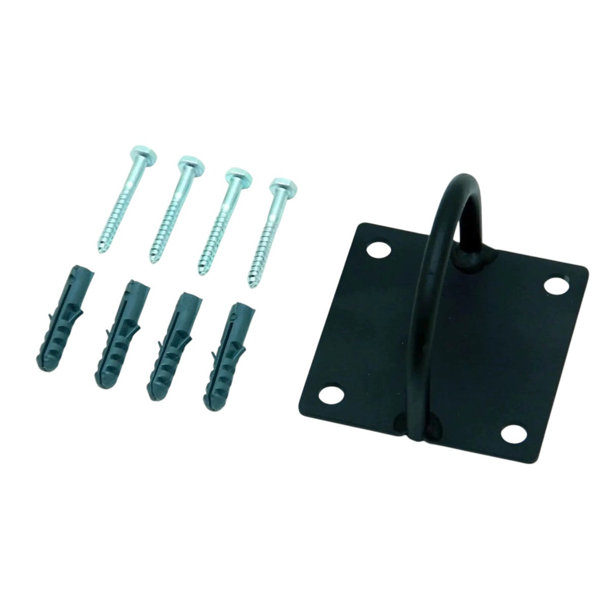 Kit Suporte Para Corda Naval Preto Fosco - Rope Store #
