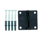 Kit Suporte Para Corda Naval Preto Fosco - Rope Store #