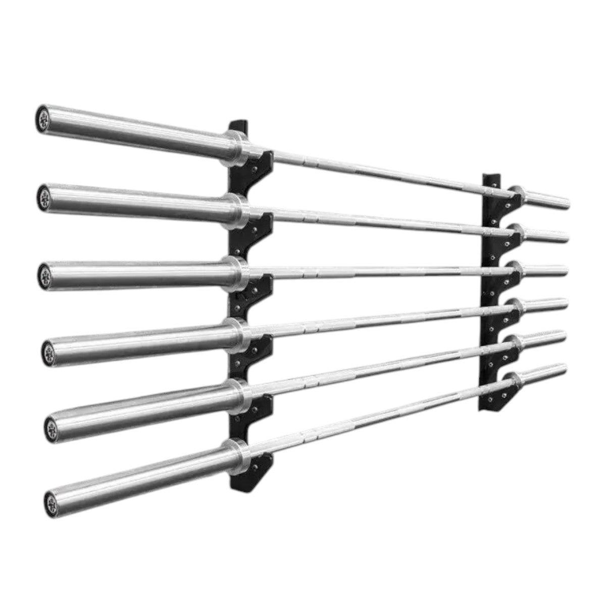 Suporte de Parede para 6 Barras Olímpicas - Rope Store #