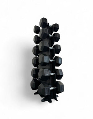 Suporte para Halteres Expositor Torre 6 Pares Acima de 10Kg