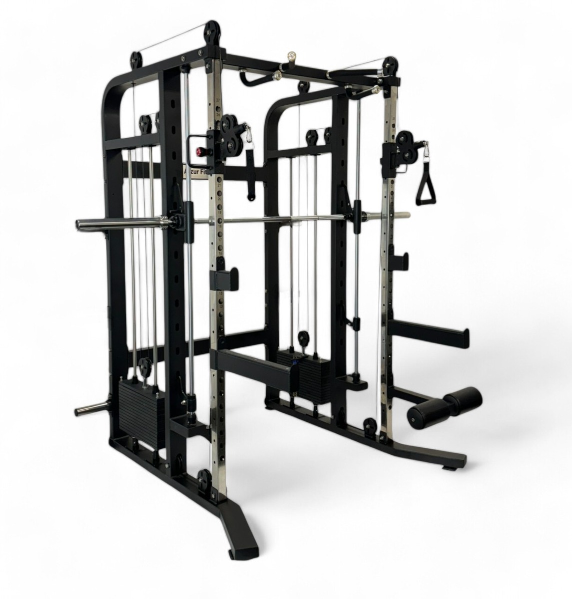 Rack Multifuncional com Smith 80 kg de Carga Linha Hard Arzur Fitness