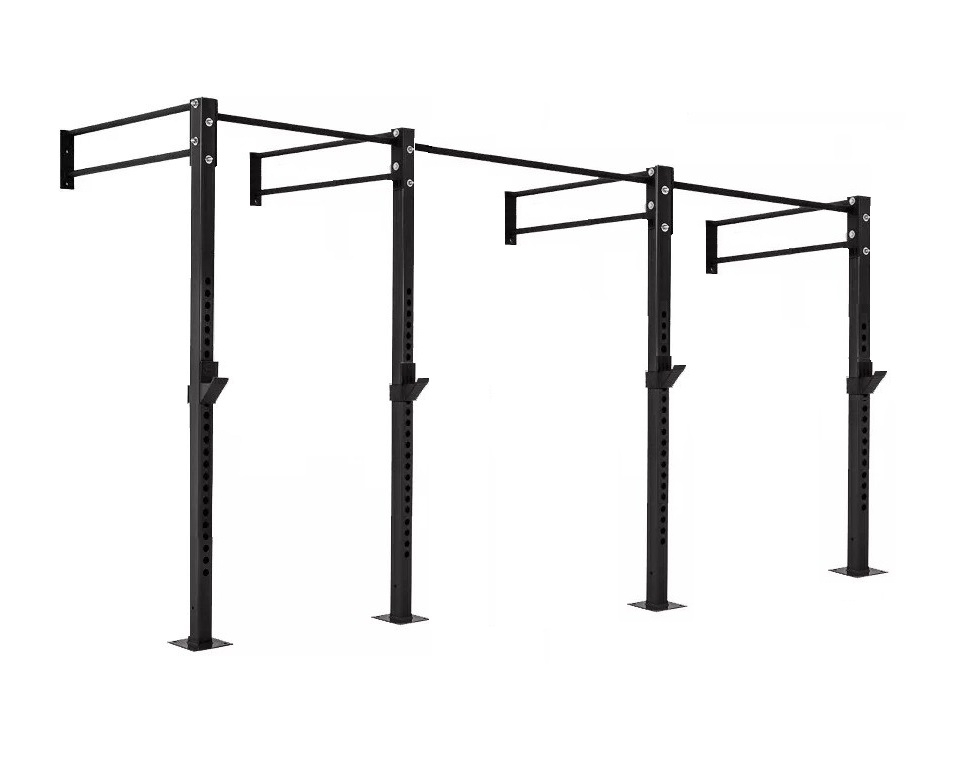 POWER RACK PAREDE 2.4 MT- RS3 PRETO FOSCO TEXTURIZADO ROPE STORE