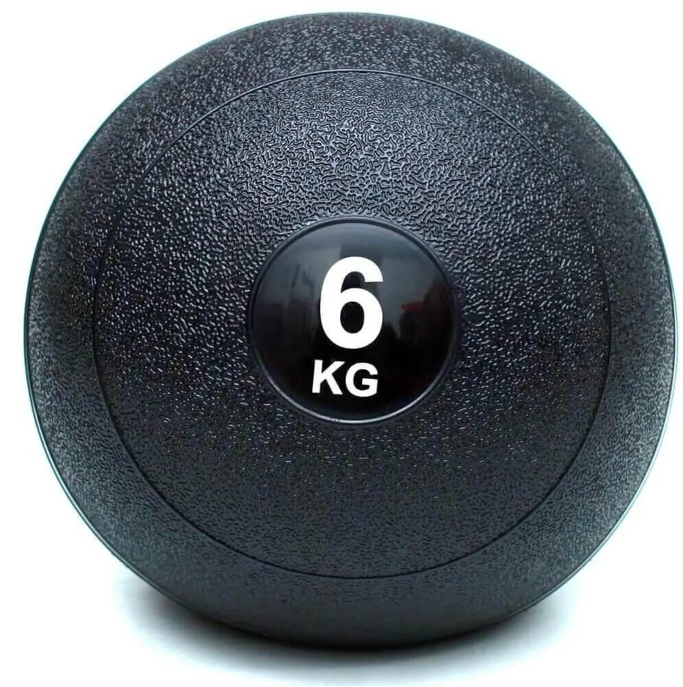 Bola Slam Ball 6kg Preta Arzur Fitness